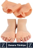 Premium Ergonomik Ayak Bunyon Makaralı Ultra Esnek Rahat Silikon Ayak Parmak Ayırıcı Düzeltici 4Çift thumbnail 3