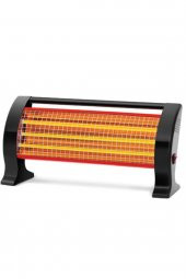 DP-1200 W Quartz Elektrikli Isıtıcı 3 Çubuklu Emniyetli - 1