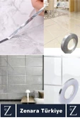 Premium Güçlü Kendinden Yapışkanlı Su Geçirmez Fayans Arası Şerit Derz Bant 1 Cm X 50 Metre 2 Adet - 3