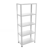 5 Katlı Galvaniz Çelik Raf - Depo, Arşiv, Kiler, Dosya, Market Rafı 31x93 cm 200 cm 0.70 mm - 3