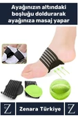 Premium Ayak Sırt İçin Masaj Etkili Yoğun İş Güvenliği Anti Stres Ayak Tabanlığı 2 Çift - 2