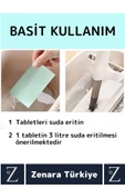 Premium Dükkan Fayans Ahşap Parçalanabilir Pratik Kullanım Zemin Parlatma Temizleme Tableti 40 Adet - 2