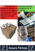 Premium Yüksek Mukavemetli İz Bırakmaz İp Ağ Takviyeli Çok Güçlü Lifli Kopmaz Koli Bandı 20 Mt X4 Ad - 3
