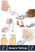 Premium Her İki Ayak İçin Uyumlu Yıkanabilir Kolay Temizlenir Baş Parmak Kemik Düzeltici Atel 2 Adet - 2