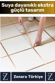 Premium Güçlü Kendinden Yapışkanlı Su Geçirmez Fayans Arası GOLD Şerit Derz Bant 0.5 Cm X 50 Metre - 2