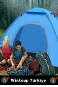 Premium Deprem Kamp Seti 6 Kişilik Çantalı Su Geçirmez Çadır 1 Adet Uyku Tulumu Pilli El Feneri - 2