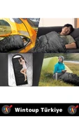 Premium Deprem Kamp Seti 6 Kişilik Çantalı Su Geçirmez Çadır 1 Adet Uyku Tulumu Pilli El Feneri - 4