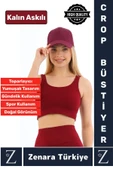 Yüksek Kaliteli Göğüs Toparlayan Sarkma Önleyen Gündelik Spor Kullanım Kalın Askılı Crop Büstiyer - 1