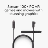 Meta Quest Bağlantı Kablosu - Quest için Sanal Gerçeklik Başlığı Kablosu 5m Kablo - 2