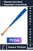 Premum Kırılmaya Dayanıklı Hassas Kavrama Yüksek Kaliteli Ahşap Baseboll Beyzbol Sopası 71 Cm - 1