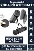 Özel Üretim Kompakt Taşıma Askılı Çift Taraflı Su Geçirmez Kamp Uyku Minder Yoga Pilates Matı 6,5 Mm - 1