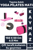 Özel Üretim Kompakt Taşıma Askılı Çift Taraflı Su Geçirmez Kamp Uyku Minder Yoga Pilates Matı 6,5 Mm - 1