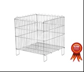 Katlanır Havuz Sepet - Krom ve Galvaniz Kaplı Havuz Sepet  53x53 cm - 1