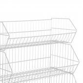 Rafburada® 4 Katlı Aksiyon Sepet.Tekerli Tel Stand.Tel Havuz Sepet - 3