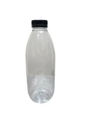 1lt şeffaf plastik süt şişesi, 12 adet, süt şişesi, ayran şişesi, meşrubat şişesi plastik şişe, - 1