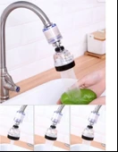 Filtreli Su Tasarruflu 3 Fonksiyonlu Oynar Musluk Başlığı - Şeffaf thumbnail 2