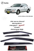 SUNPLEX Toyota Corolla 93-98 Cam Rüzgarlığı Marka Mugen 4'lü - 1