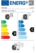 Petlas 185/65 R14 86T Elegant PT311 Yaz Lastiği 2025 Üretim - 3