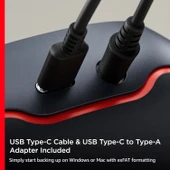 SanDisk Desk Drive - 4 TB 1000MB/S USB 3.2 Gen2 Harici SSD SDSSDT40-4T00-EM25 thumbnail 5