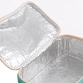 Homedius Termos İzolasyonlu Desenli Katlanabilir Piknik Sepeti 20 LT  Mavi - 12