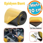 Yapışkanlı OAraç Ses Isı Yalıtım İzolasyon Bandı En:20 cm Kalınlık:5 mm Uzunluk 5 Metre Kauçuk thumbnail 1