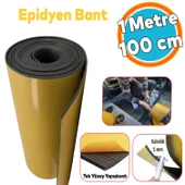 Yapışkanlı Araç Ses Isı Yalıtım İzolasyon Bandı En:100 cm Kalınlık:5 mm Uzunluk:1 Metre Kauçuk - 1