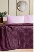 Özdilek Trendy Art Deco Kül Moru Battaniye Tek Kişilik - 1