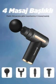 NPO NMJ6 4 Masaj Başlıklı 6 Seviyeli 3800RPM Type-C Taşınabilir Profesyonel Mini Masaj Tabancası - 3