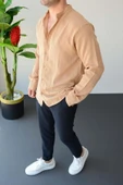 Erkek Oversize Hakim Yaka Gömlek EG09 - 5
