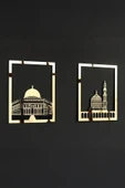3'lü Tablo Seti – Mescid-i Aksa, Mescid-i Haram ve Mescid-i Nebevî - 3