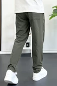 Erkek Beli Lastikli Jogger Pantolon Yeşil Edw354 - 4