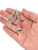 Abhaz Bayraklı Damla Kolye - 2