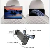 Araç Koltuk Arkası Tablet Tutucu, Telefon Tutucu, Tablet/Telefon Tutucu, 360° iPad Pro 12.9 Mini Air, Galaxy Tab A A7 S7 - 7
