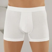 Şahinler E031 Erkek Likralı Boxer Külot 3Beyaz-3Siyah XXL - 2