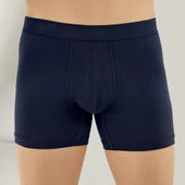Şahinler E031 Erkek Likralı Boxer Külot 3Siyah-3Lacivert S - 2