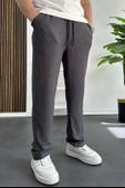 Erkek Rahat Kalıp Yazlık Pantolon Füme Edw269 thumbnail 2