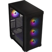 BitFenix Graph 750W 80+ Bronze Tempered Glass FRGB USB 3.0 Mesh ATX Mid Tower Siyah Kasa - 4