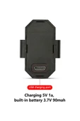 Autowise 2 Adet Mini Uçak Kanat Led Kablosuz Aircraft Rgb Led Lamba Kablosuz Mini Çakar Usb Şarjlı - 8