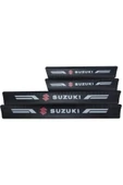 Autowise Suzuki Logolu Karbon Kapı Eşiği Koruyucu Bant Folyo 4'lü Set - 1