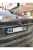 Autowise Parlak Siyah Çerçeveli Oto Plakalık Abs Plastik Esnek Piano Black Plakalık 2 Adet - 3