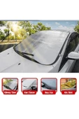 Autowise Oto Ön Cam Güneşlik Ön Cam Güneşten Koruyucu Örtü Katlanabilir Yer Kaplamayan Güneşlik - 1