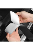 Autowise Mitsubishi Logolu Uyumlu Karbon Kapı Eşiği Koruyucu Bant Folyo 4'lü Set - 2