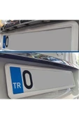 Autowise Beyaz Çerçeveli Oto Plakalık Abs Plastik Esnek Plakalık 2 Adet - 5