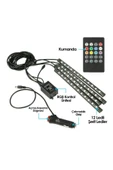 Autowise 12 Led'li Sese Ve Müziğe Duyarlı Araç Içi Ayak Altı Led Aydınlatma Kumandalı - 2