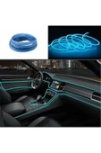 Autowise Araç İçi Neon Aydınlatma Led Göğüs Torpido Ledi Neon İp Led Buz Mavi 2 Metre - 1