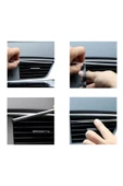 Autowise Araç Içi Klima Izgarasına Geçmeli Klima Süsü Havalandırmaya Geçme Renkli Çıta Kırmızı - 6