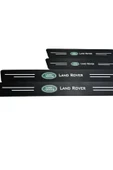 Autowise Land Rover Logolu Karbon Kapı Eşiği Koruyucu Bant Folyo 4'lü Set - 1