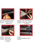 Autowise Trim Fitili Oto Geçmeli Kırmızı Trim Fitili Süs 5 Metre Nikelajlı - 5