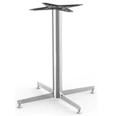 Ortadan Tablalı Modern Parlak Krom Cube Masa Ayağı 70-460 mm. - 2