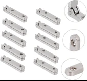 Ahşap Takı Mücevher Puro Kutu Menteşesi Nikel 6 / 180 Derece - 3